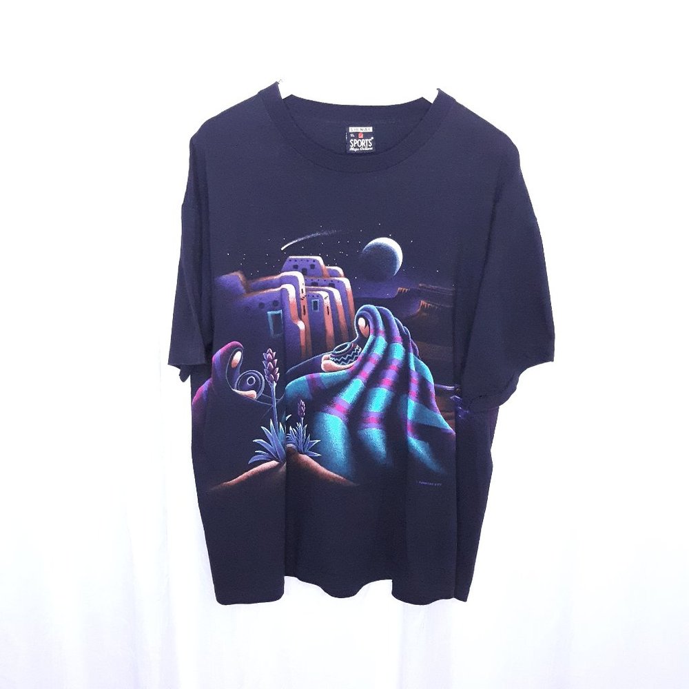 Vintage Habitat Signal Sports 1994 Single Stitch Tee Adobe Moonlight